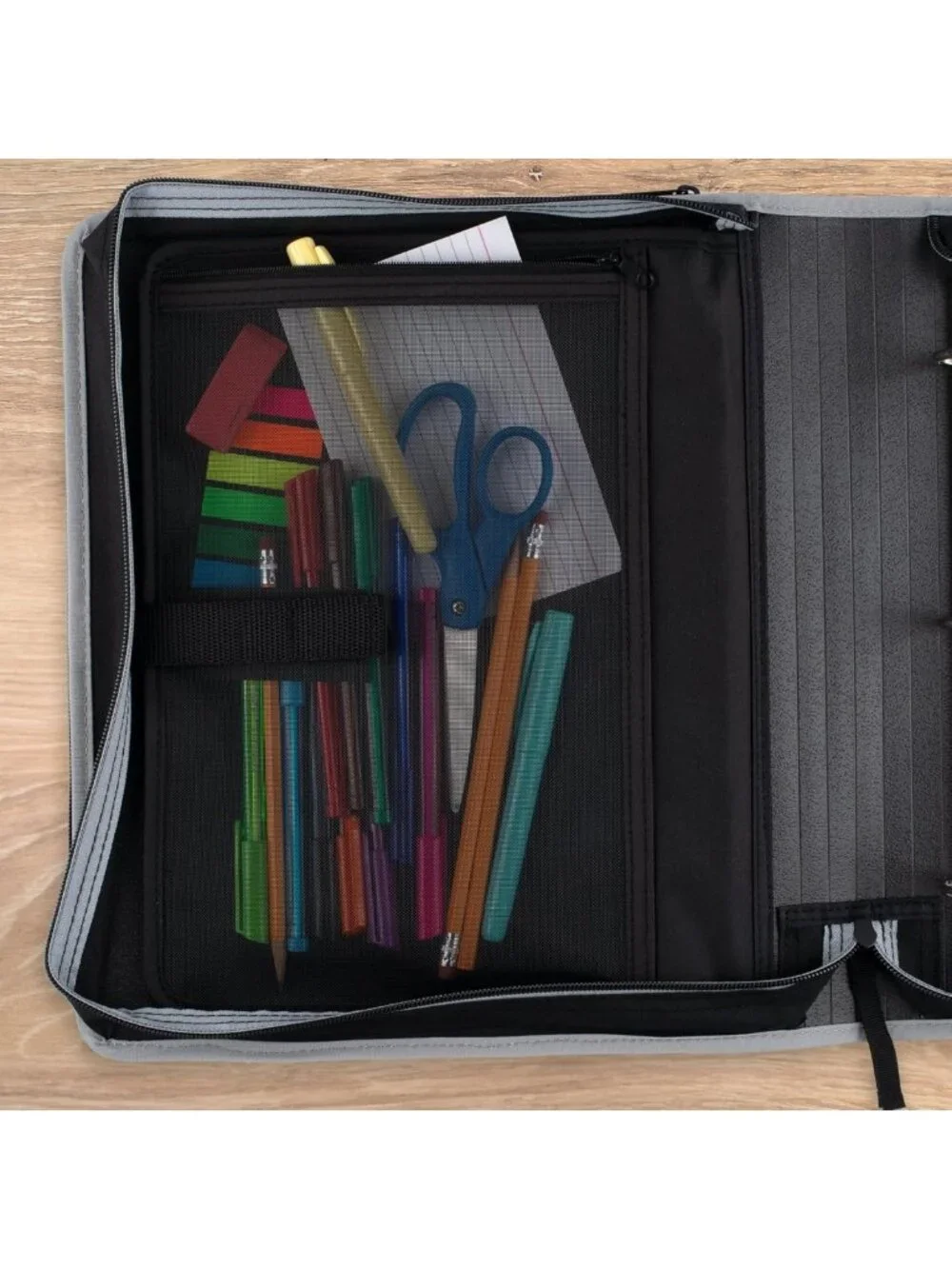 2-Inch Zipper Binder Organizer with 5-Tab Expanding File & 850 Sheet Capacity